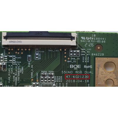 T-CON PARA TV ONN / NUMERO DE PARTE 44-97714OOB / 47_6021230 / 44-9771400B / DISPLAY HV550QUB-F12 / MODELO 100012586 100012586 (55 PULGADAS)	 - Imagen 2